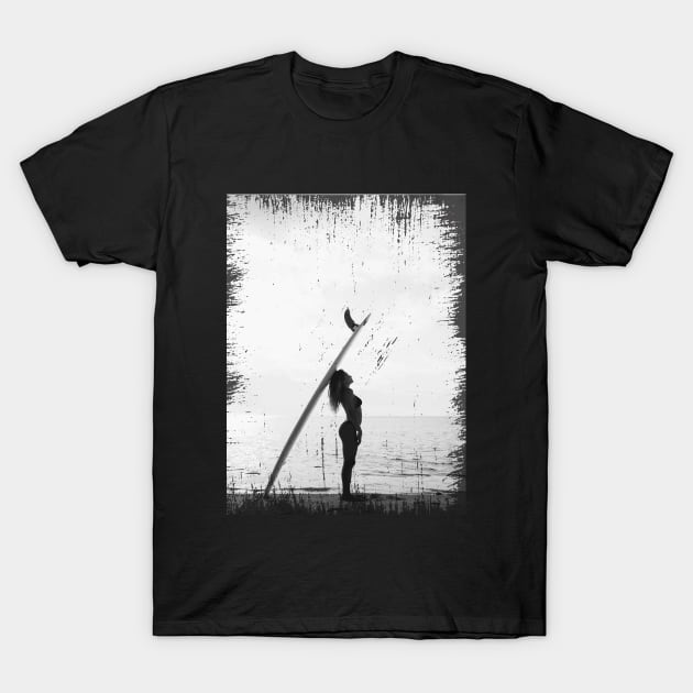 Surfer Girl T-Shirt by potch94